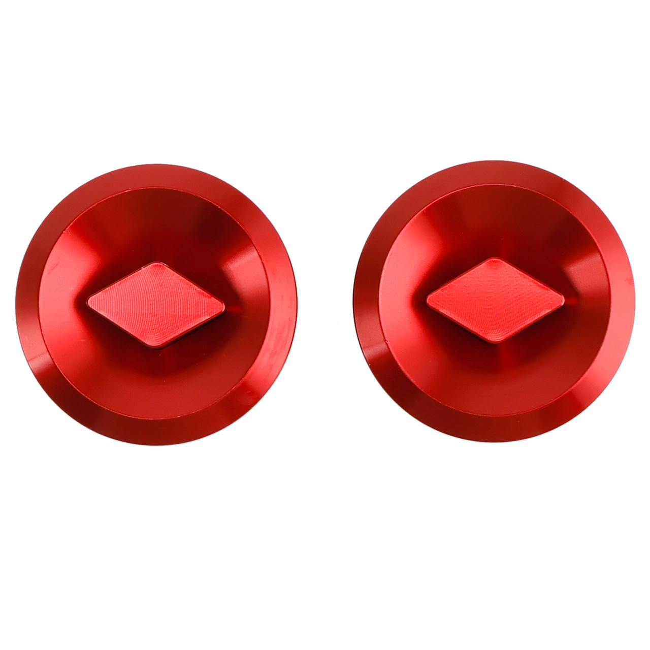 Honda CB150R/ CB250R/ CB300R Aluminum Frame Plugs Left and Right Red Generic