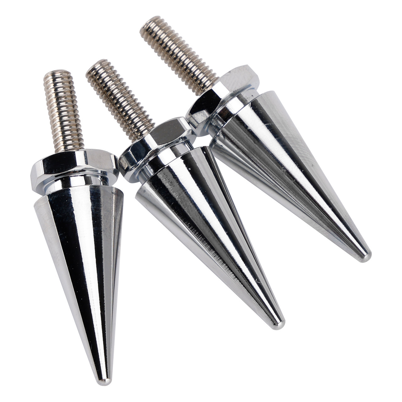 1993-2013 Touring Street Glide Electra Glide 3 Pack SLIVER Spike Windshield Fairing Mounting Bolts Generic