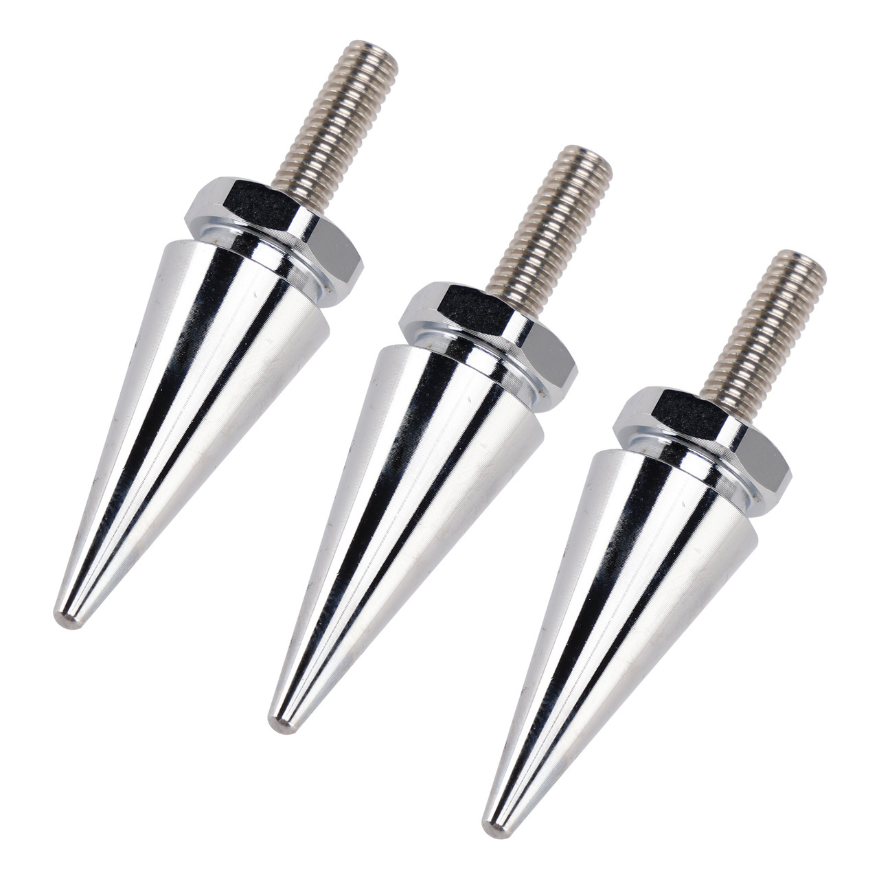 1993-2013 Touring Street Glide Electra Glide 3 Pack SLIVER Spike Windshield Fairing Mounting Bolts Generic