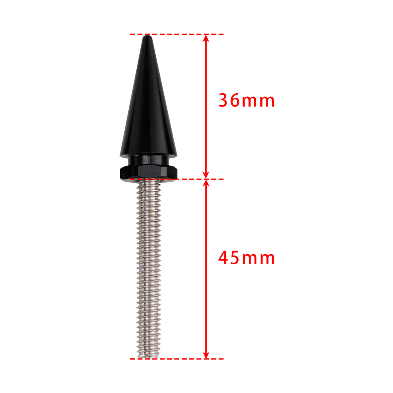 2014-2025 3x Spike Windshield Bolts in Black For Touring Electra Glide Street Glide Generic