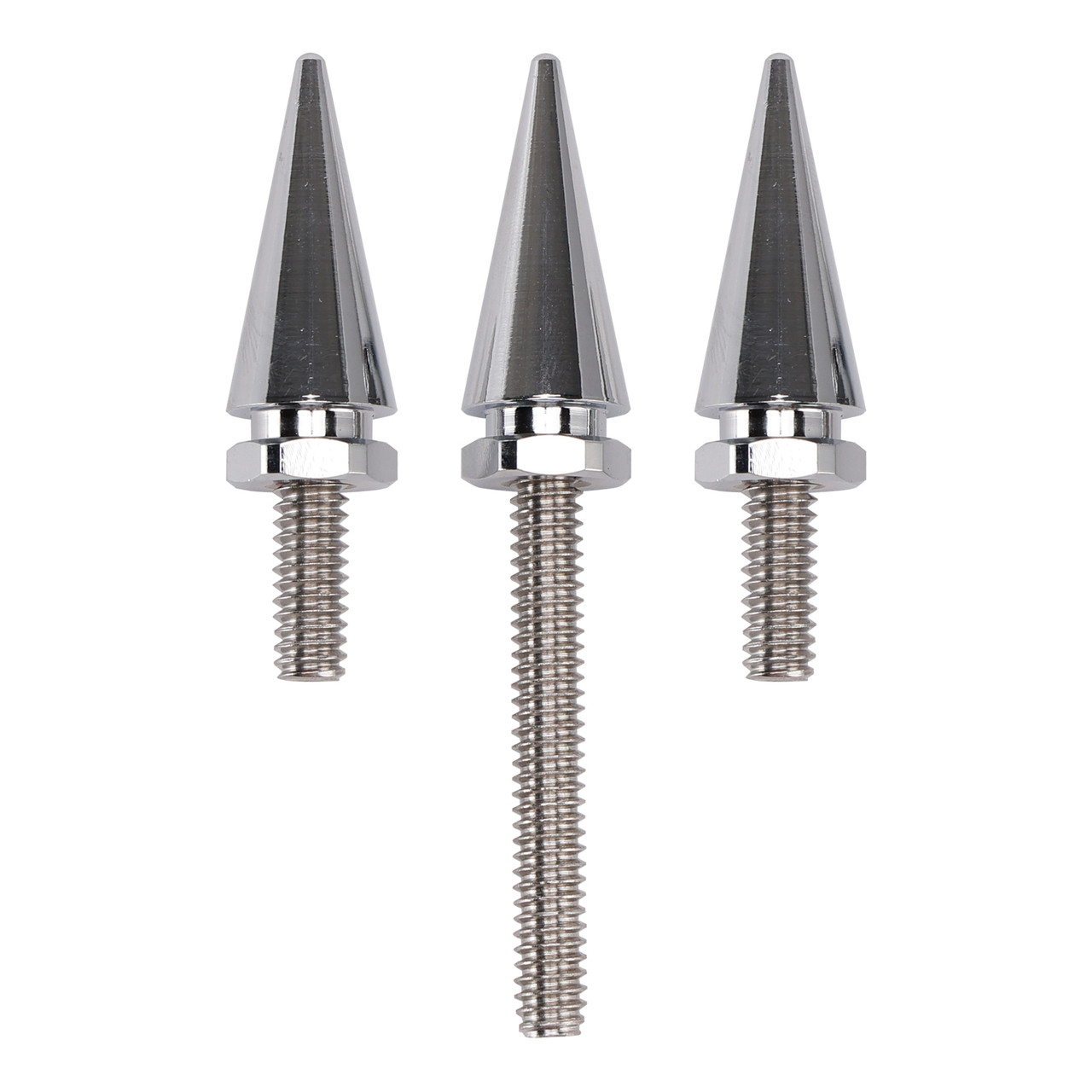 2014-2025 3x Spike Windshield Bolts in Silver For Touring Electra Glide Street Glide Generic