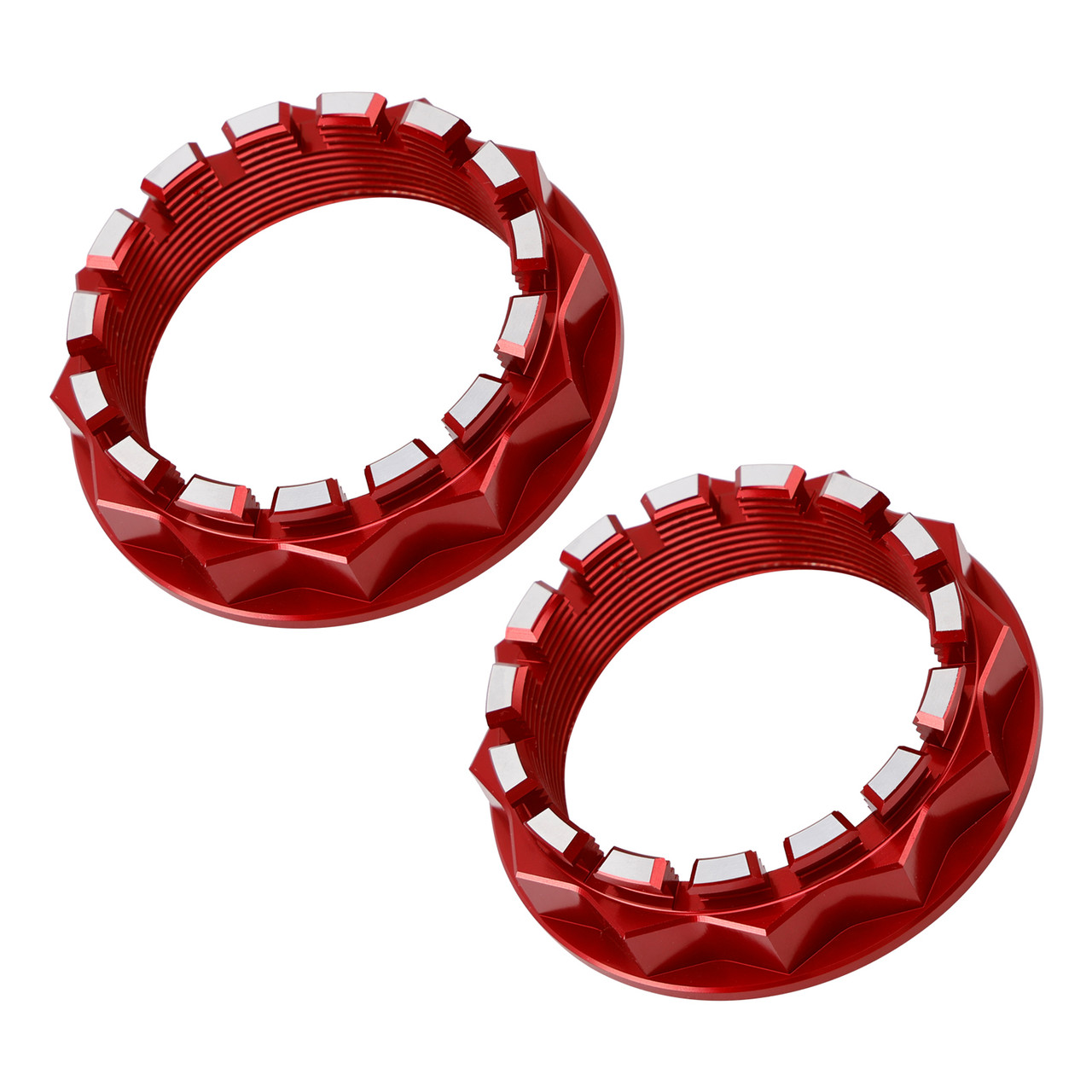 2007-2024 Ducati 1098 1198 Panigale 1199 1299 V2 V4 Diavel 2x Rear Wheel Axle Nut Red Generic