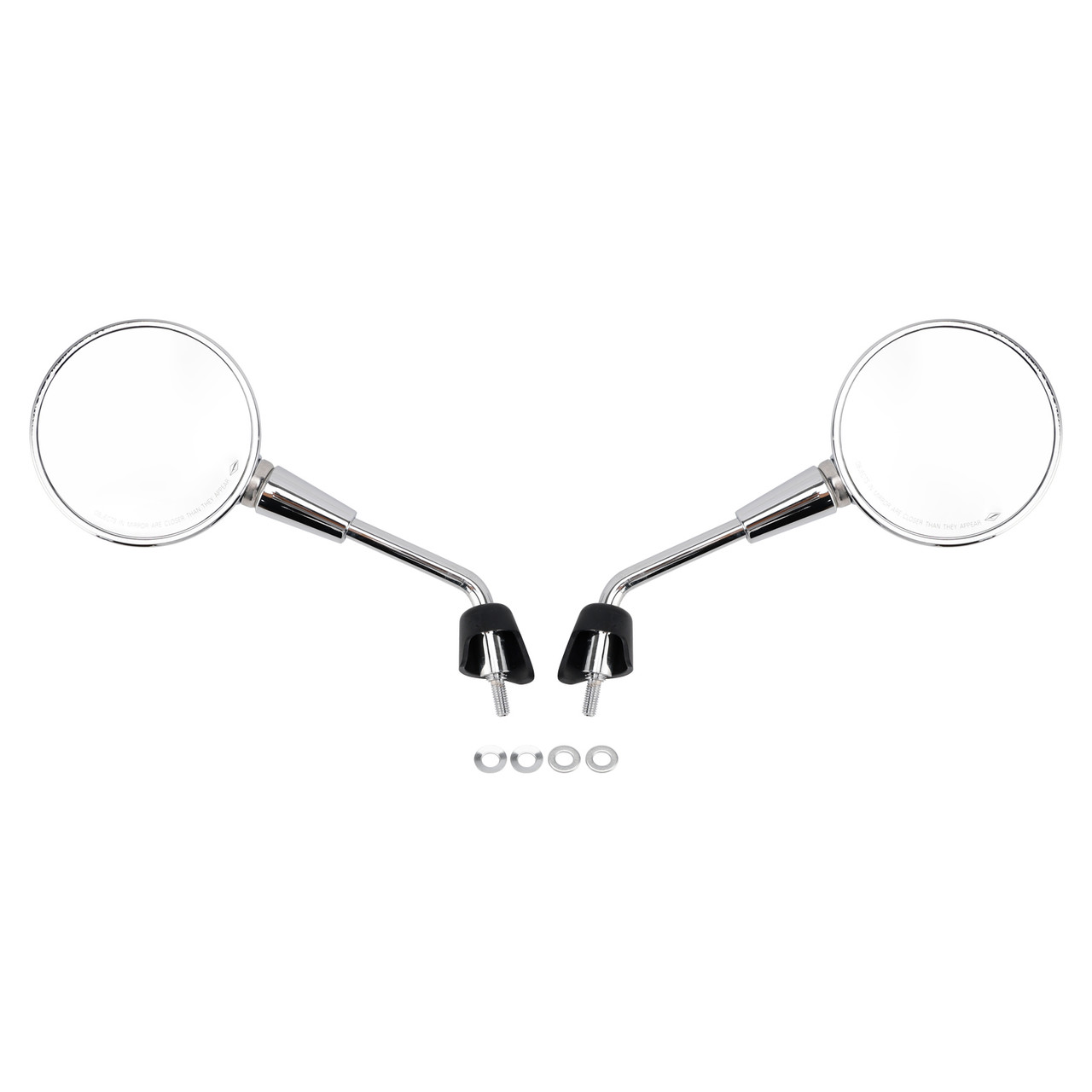 2019-2022 Vespa GTS i.e. 300 125 Rearview Mirrors Left and Right M8 Shorty Chrome Generic