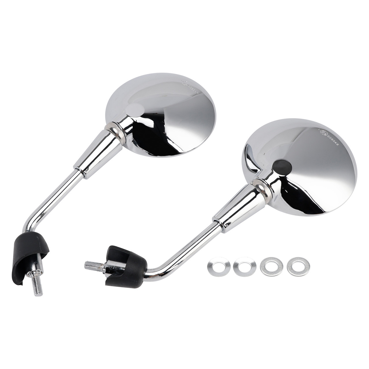 2014-2020 Vespa Sprint 50 Rearview Mirrors Left and Right M8 Shorty Chrome Generic