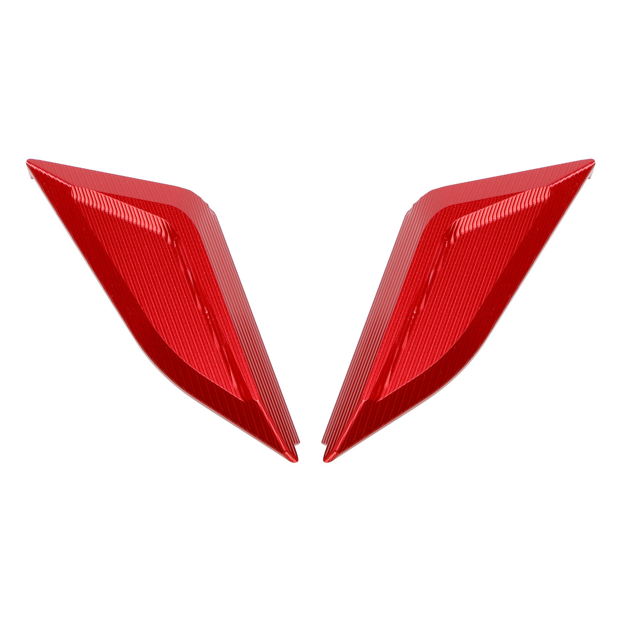 2018-2024 Ducati Panigale V2 V4 CNC Racing Mirror Block Off Blanking Plates Red Generic