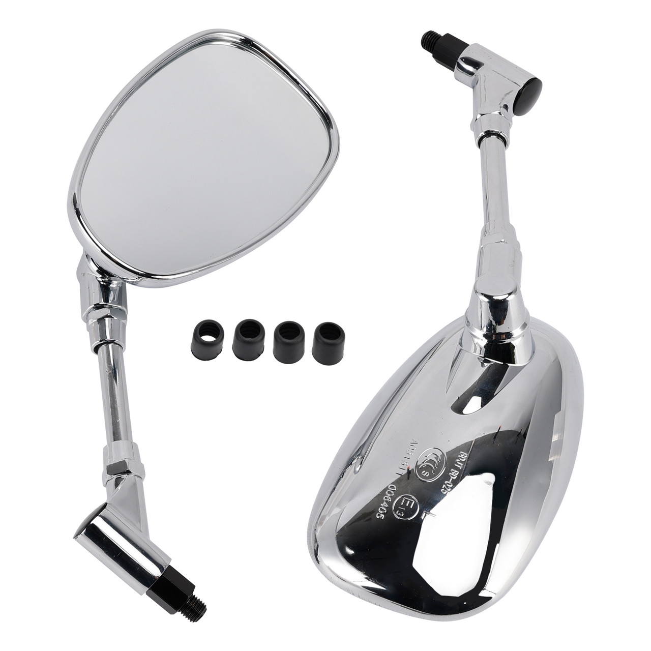 2002-2007 Honda VTX 1300 S 1800 C Rearview Mirrors Left and Right M10 Chrome Generic