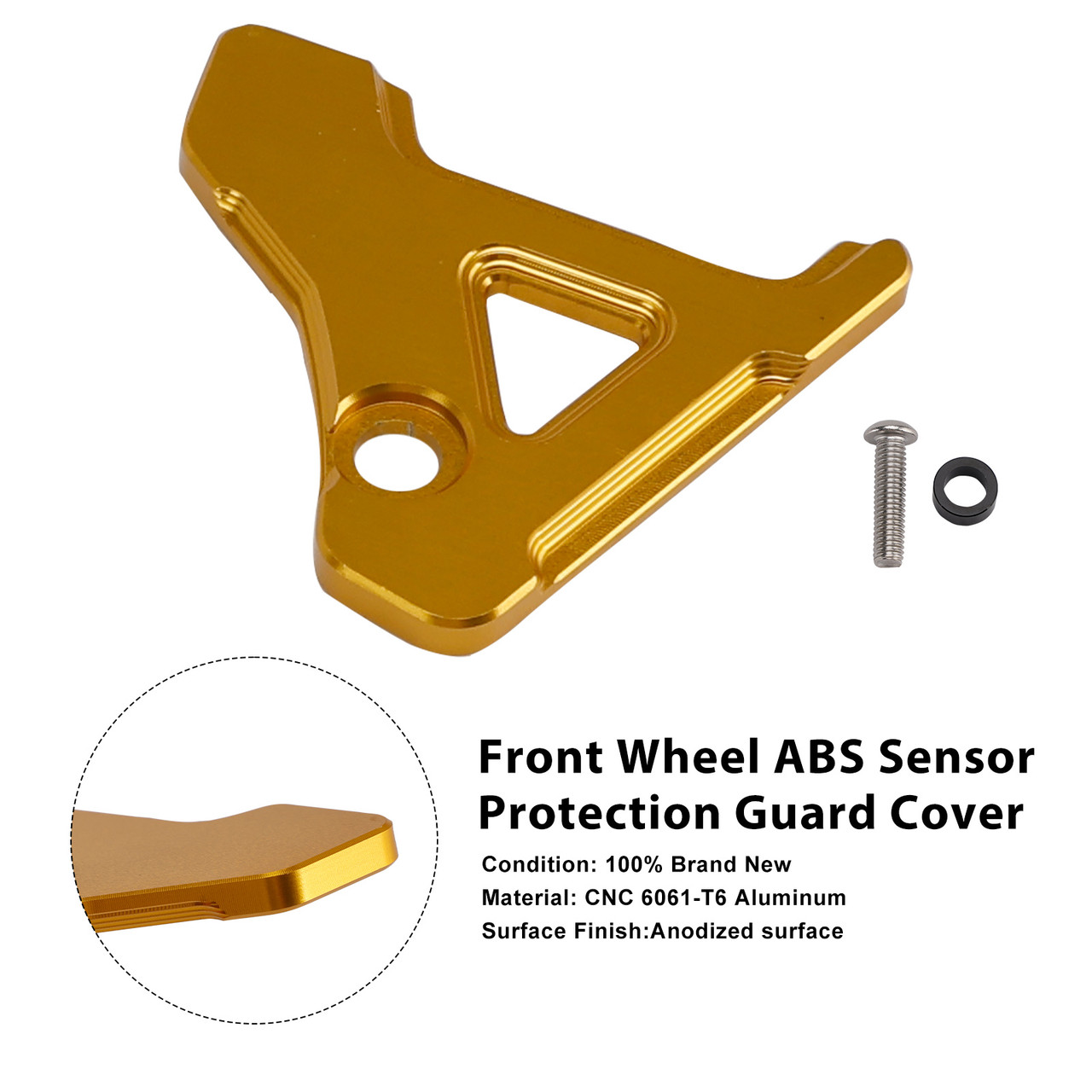 2023-2025 BMW R1300GS ADV Front Wheel ABS Sensor Protection Guard Cover Col Generic