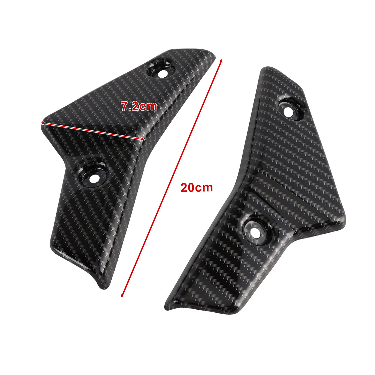 2020-2022 Triumph Street Triple 765 R/RS Radiator Cover Panel Carbon Generic