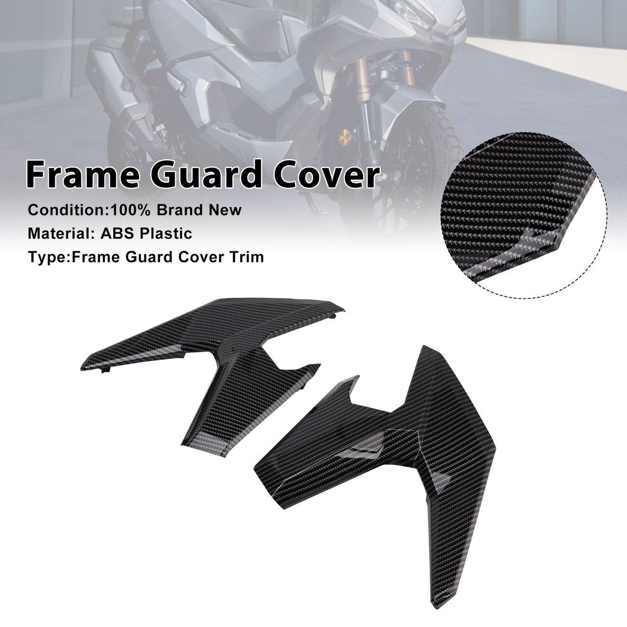 2022-2025 Honda ADV350 Frame Guard Cover Carbon Generic