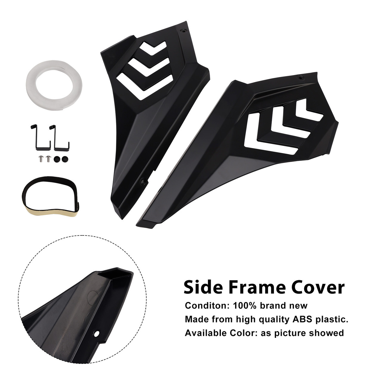 2024-2025 Honda CBR650R Side Frame Panel Protector Fairings Black Cover