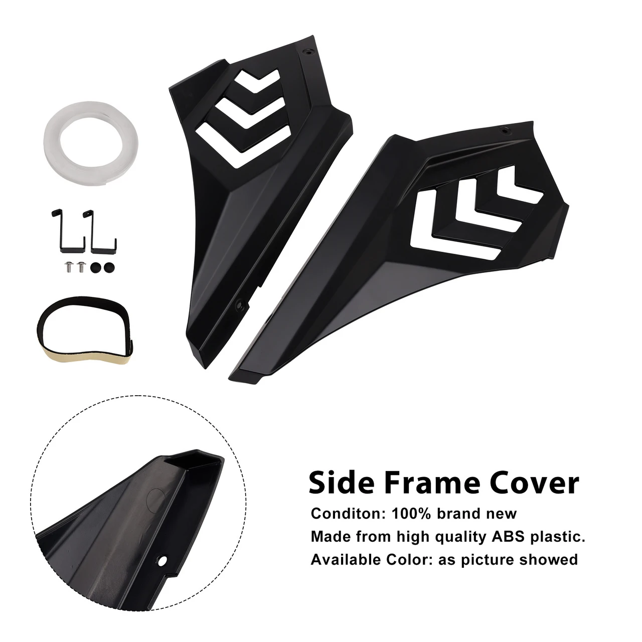 2024-2026 Honda CBR650R Side Frame Panel Protector Fairings Black Cover