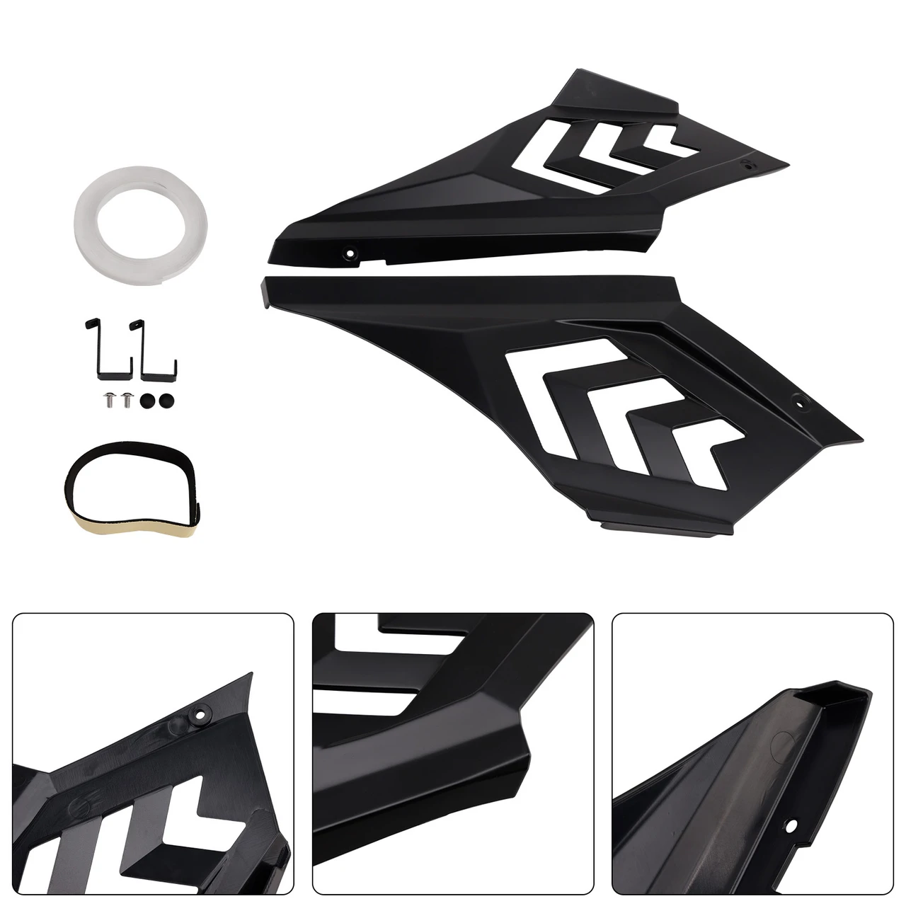 2024-2026 Honda CBR650R Side Frame Panel Protector Fairings Black Cover