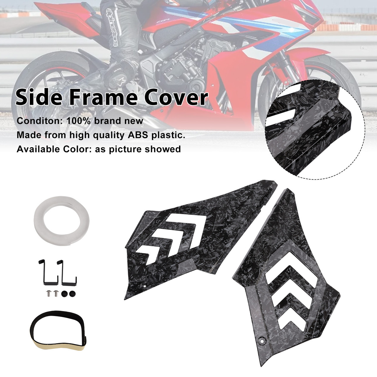 2024-2025 Honda CBR650R Side Frame Cover Forge Generic