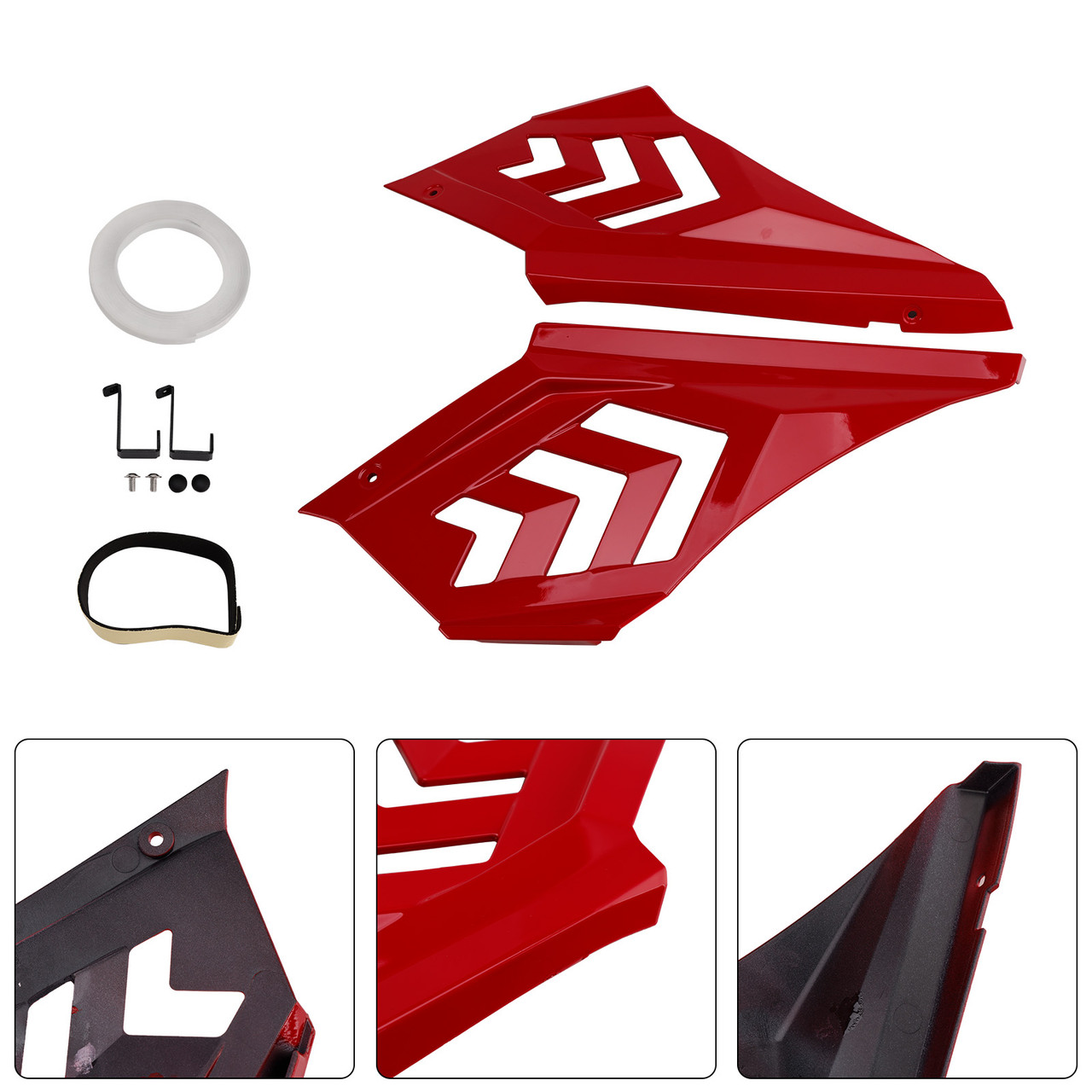 2024-2025 Honda CBR650R Side Frame Cover Red Generic