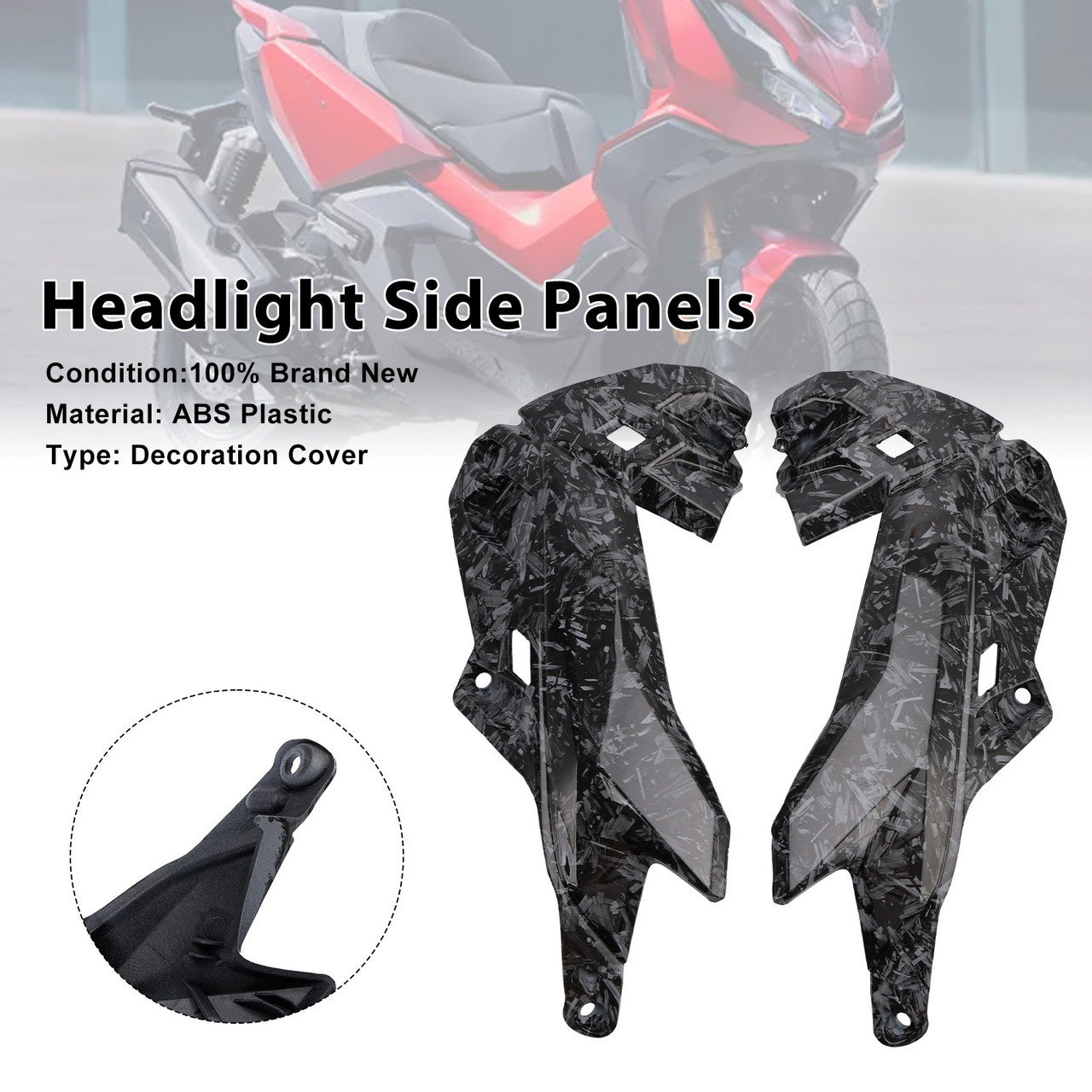 2022-2025 Honda ADV 350 Headlight Side Panels Forge Generic