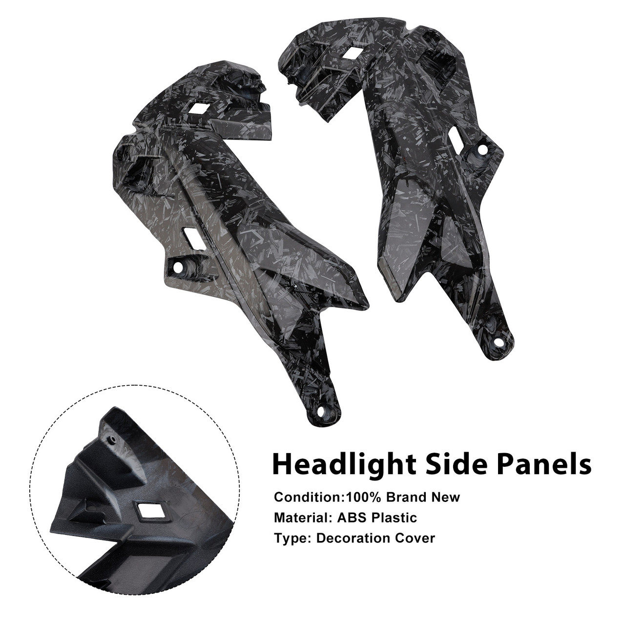 2022-2025 Honda ADV 350 Headlight Side Panels Forge Generic