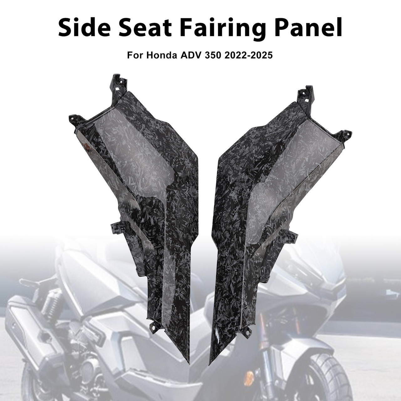 2022-2025 Honda ADV 350 Side Seat Fairing Panel Carbon Generic