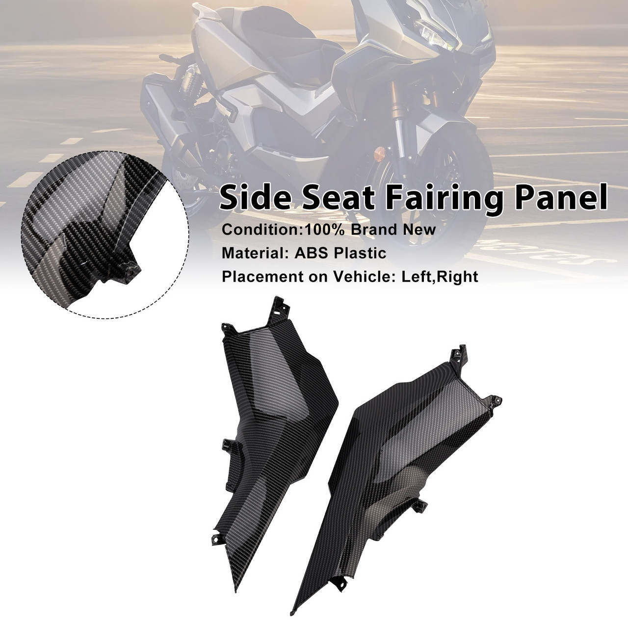 2022-2025 Honda ADV 350 Side Seat Fairing Panel Forge Generic
