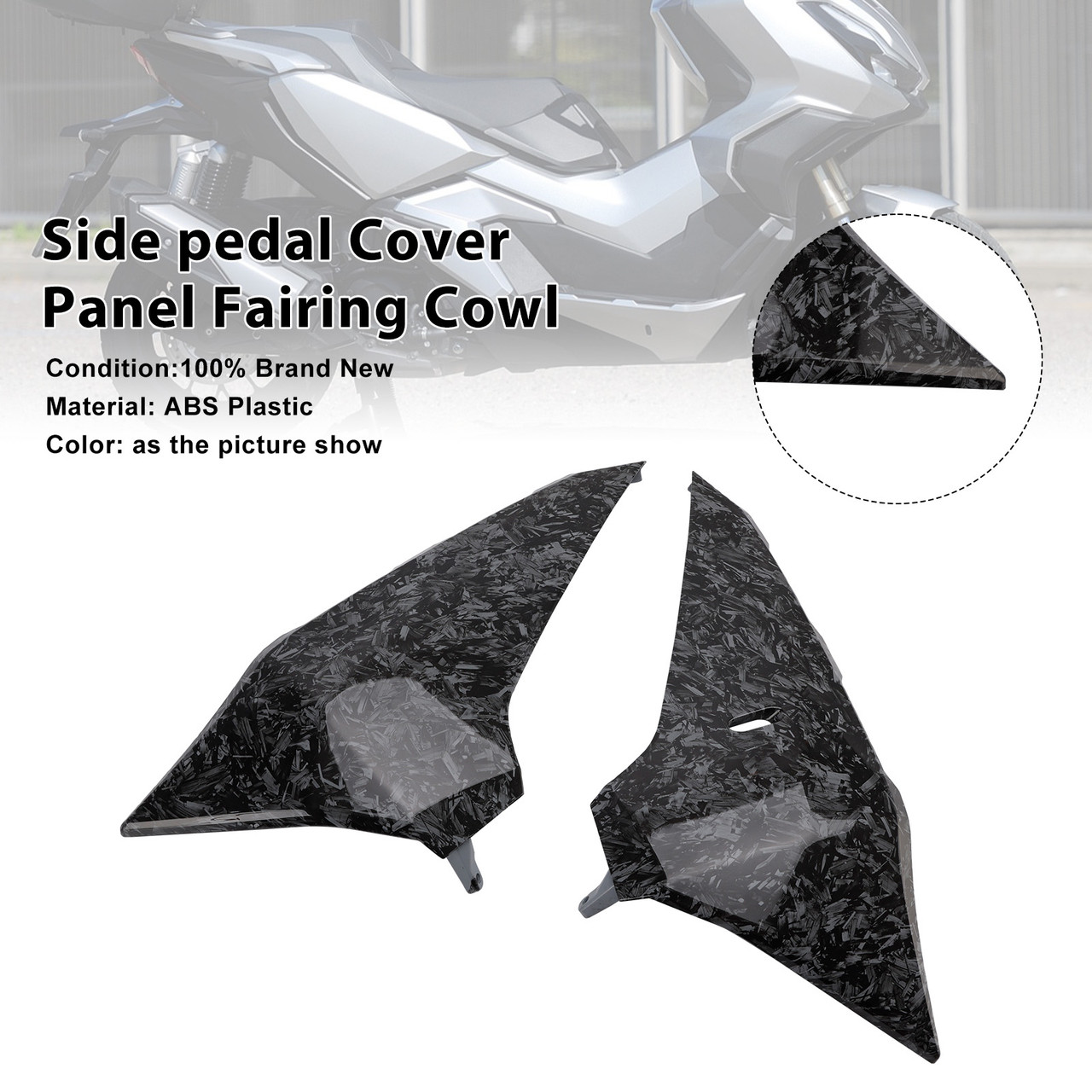 2022-2025 Honda ADV 350 Side pedal Cover Panel Fairing Cowl Forge Generic