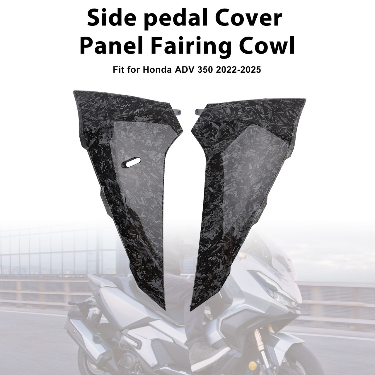 2022-2025 Honda ADV 350 Side pedal Cover Panel Fairing Cowl Forge Generic