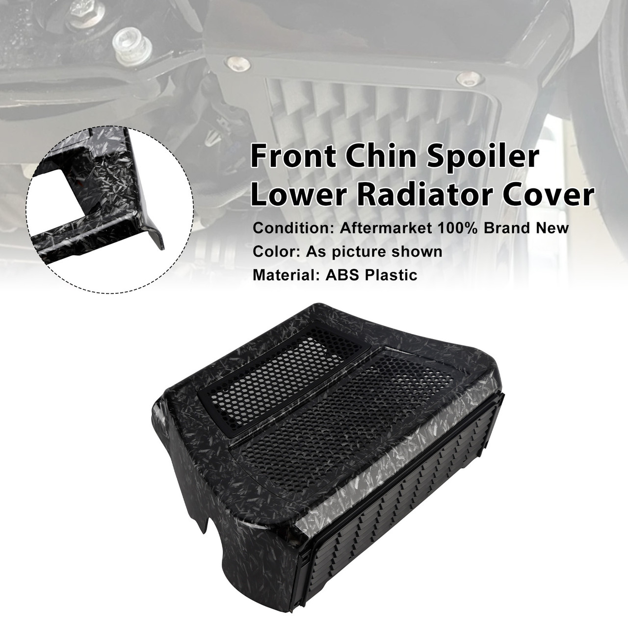 2023-2025 Harley CVO Road Glide Front Chin Spoiler Lower Radiator Cover Forge Generic