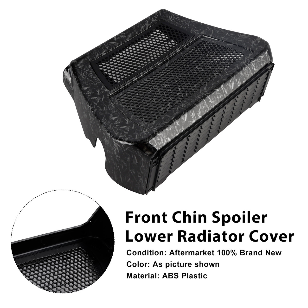 2023-2025 Harley  CVO Street Glide Front Chin Spoiler Lower Radiator Cover Forge Generic