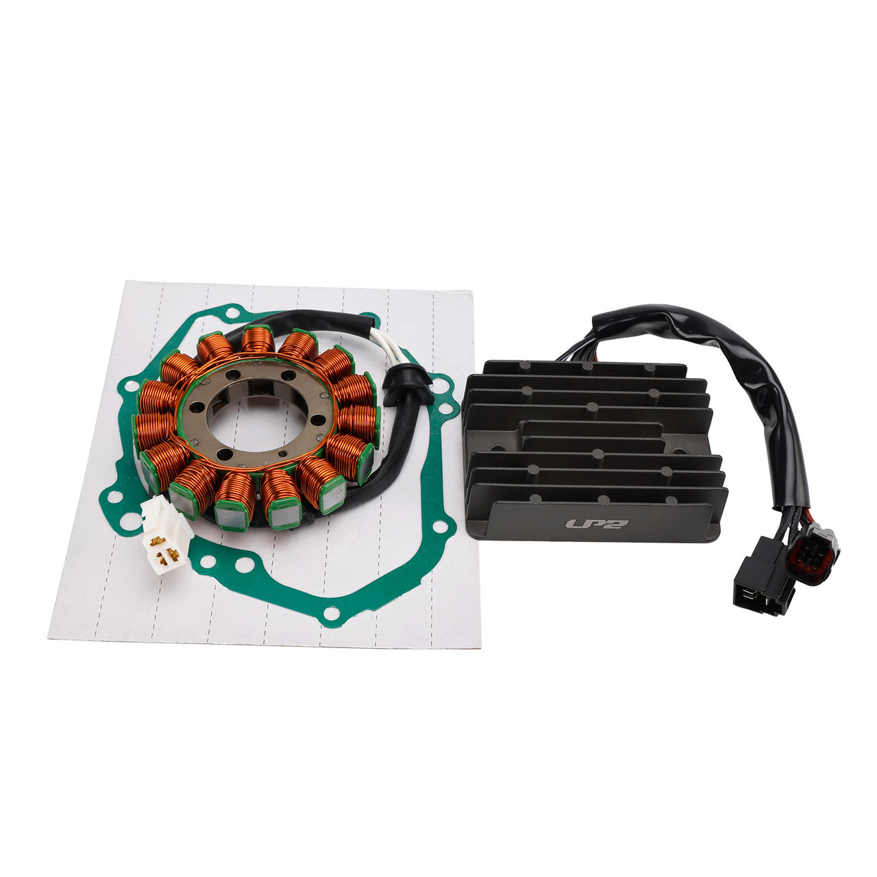 2009-2016 Suzuki GSX-R1000 Magneto Coil Stator+Voltage Regulator+Gasket Assy 31401-47H00 Generic