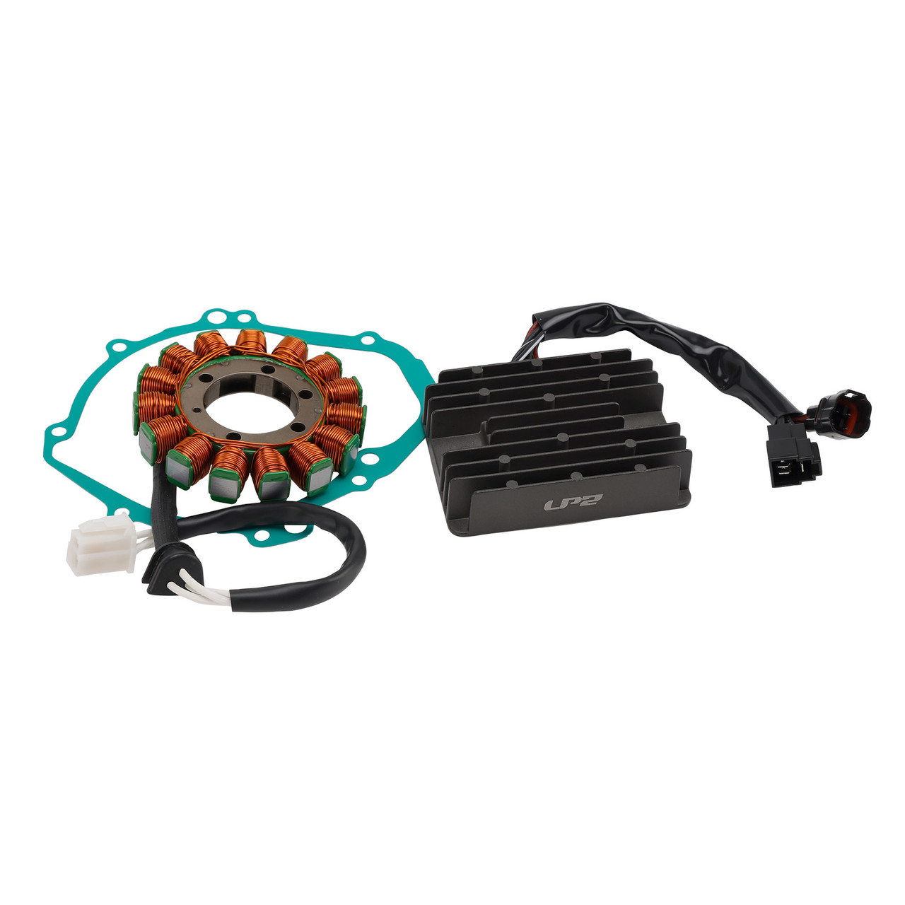 2009-2016 Suzuki GSX-R1000 Magneto Coil Stator+Voltage Regulator+Gasket Assy 31401-47H00 Generic