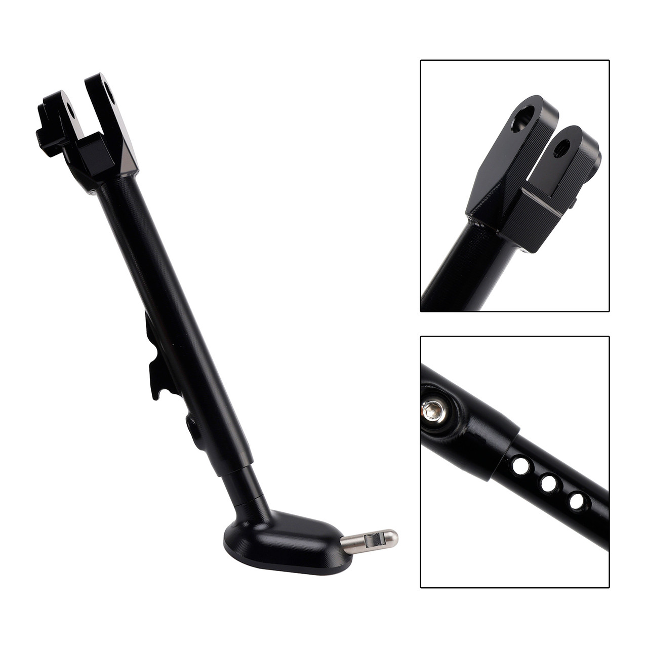 2023-2025 Street Triple 765 R/RS Motorcycle Foot Side Stand Kickstand Black Generic