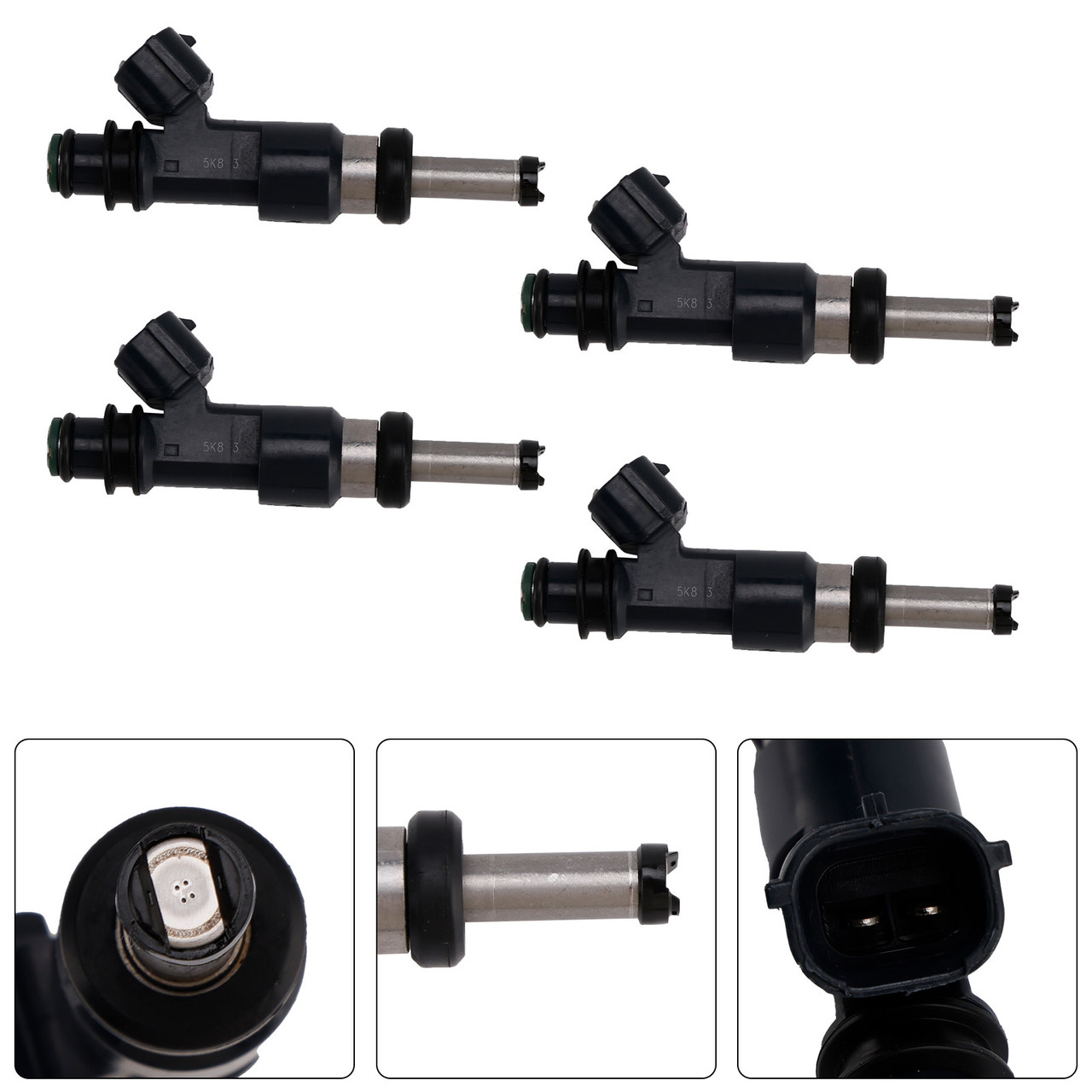 2004-2015 Yamaha FZ1 YZF-R1 FZS1 R1 4PCS Fuel Injectors 5VY-13761-00-00 Generic