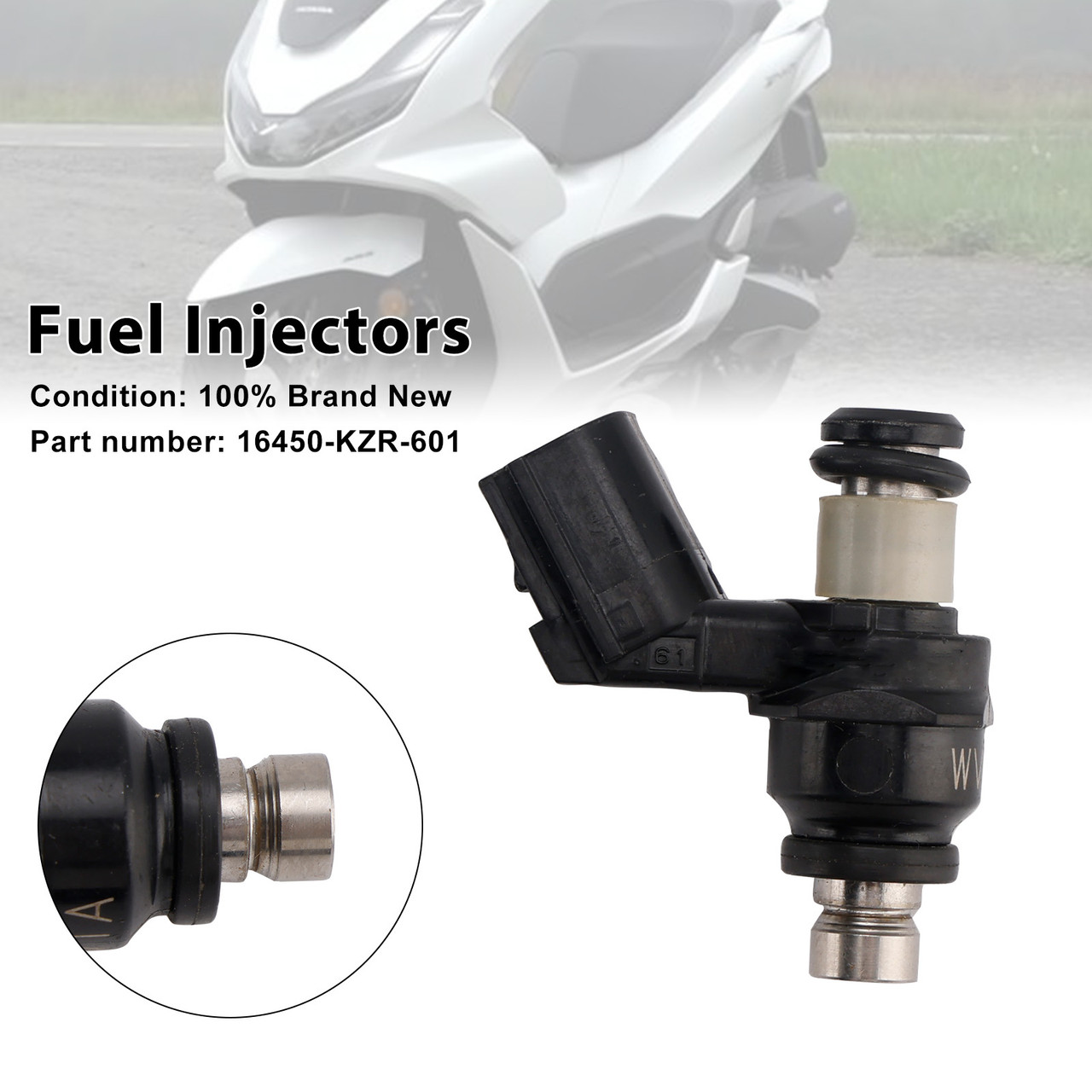 2012-2016 Honda PCX SH125 Fuel Injectors 16450-KZR-601 Generic