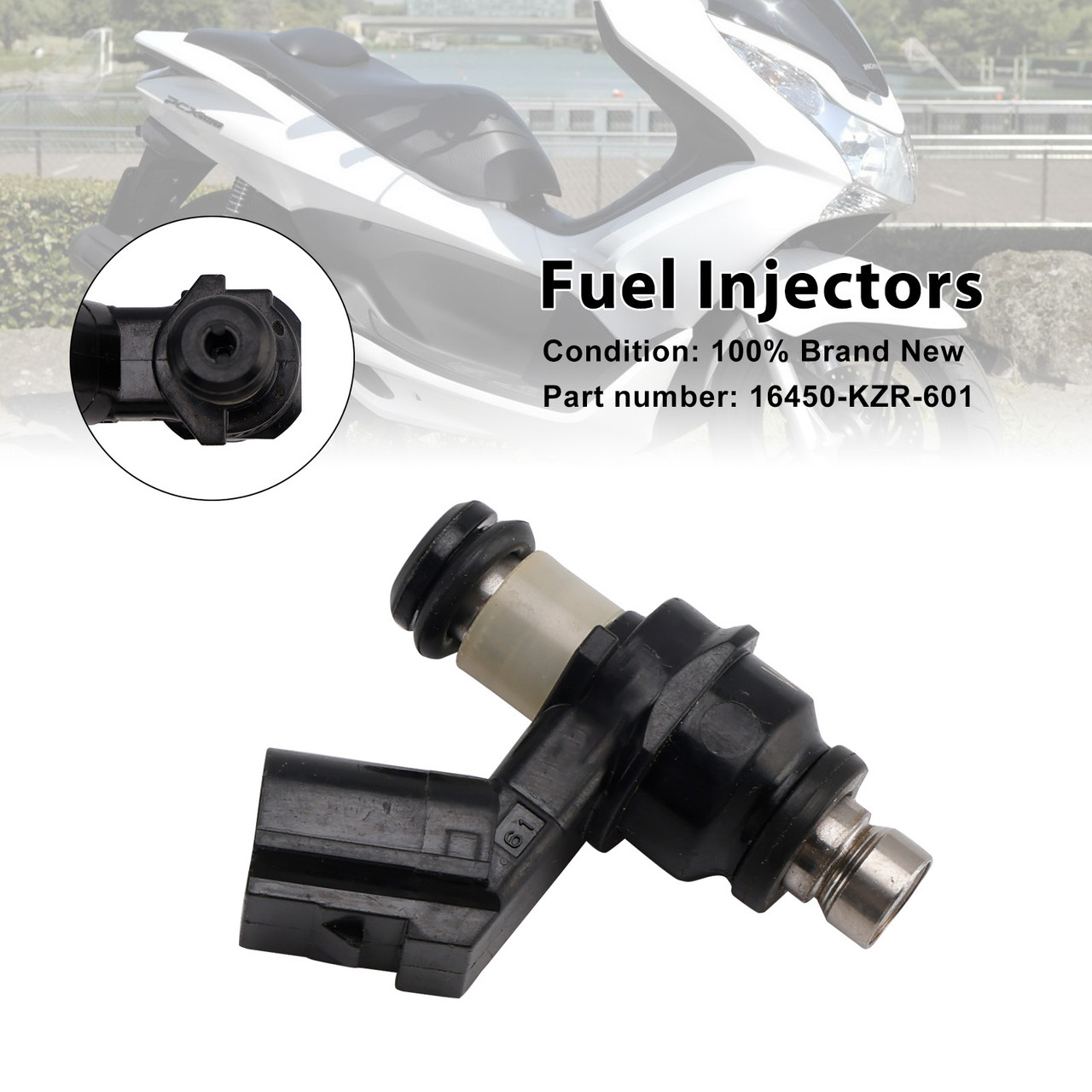 2012-2016 Honda PCX SH125 Fuel Injectors 16450-KZR-601 Generic