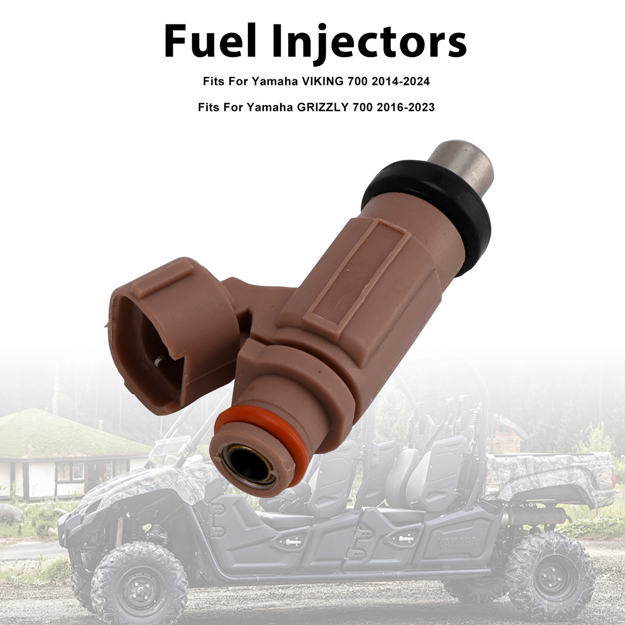 2014-2023 Yamaha VIKING GRIZZLY KODIAK WOLVERINE 700 Fuel Injectors 1XD-13761-00-00 Generic