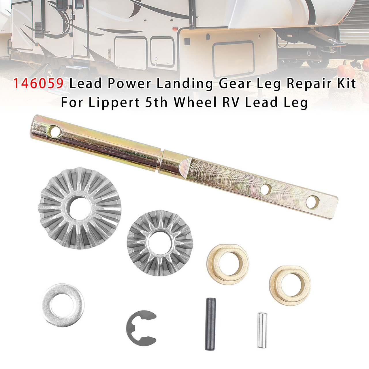Rv Quinta Roda Power Landing Gear Box Caixa De Engrenagens | Frete grátis