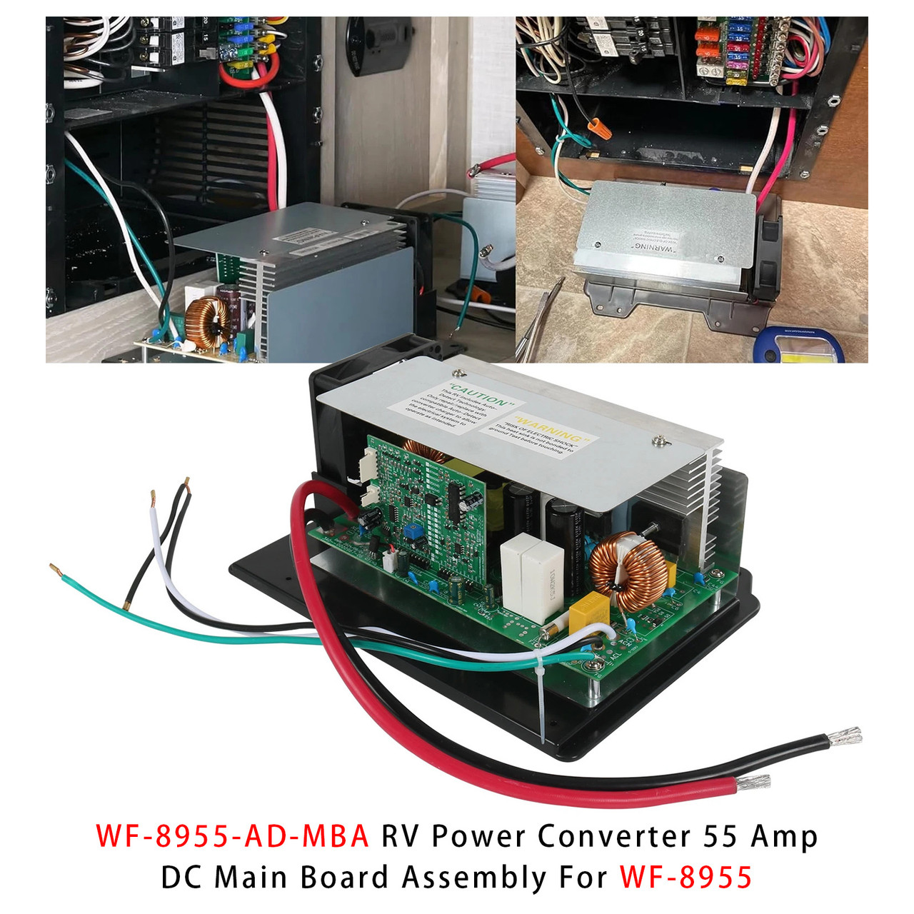 WF-8955-AD-MBA RV Power Converter 55 Amp DC Main Board Assembly