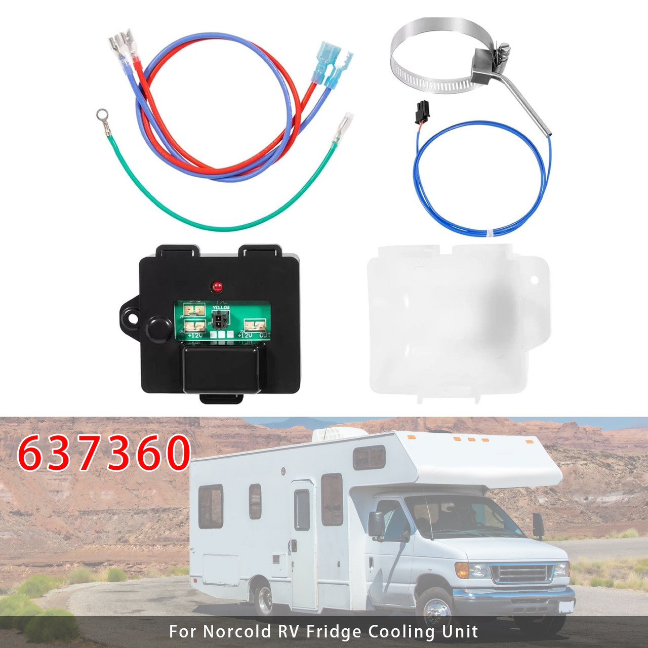 637360 Temp Monitor Control Kit For Norcold RV Fridge Cooling Unit