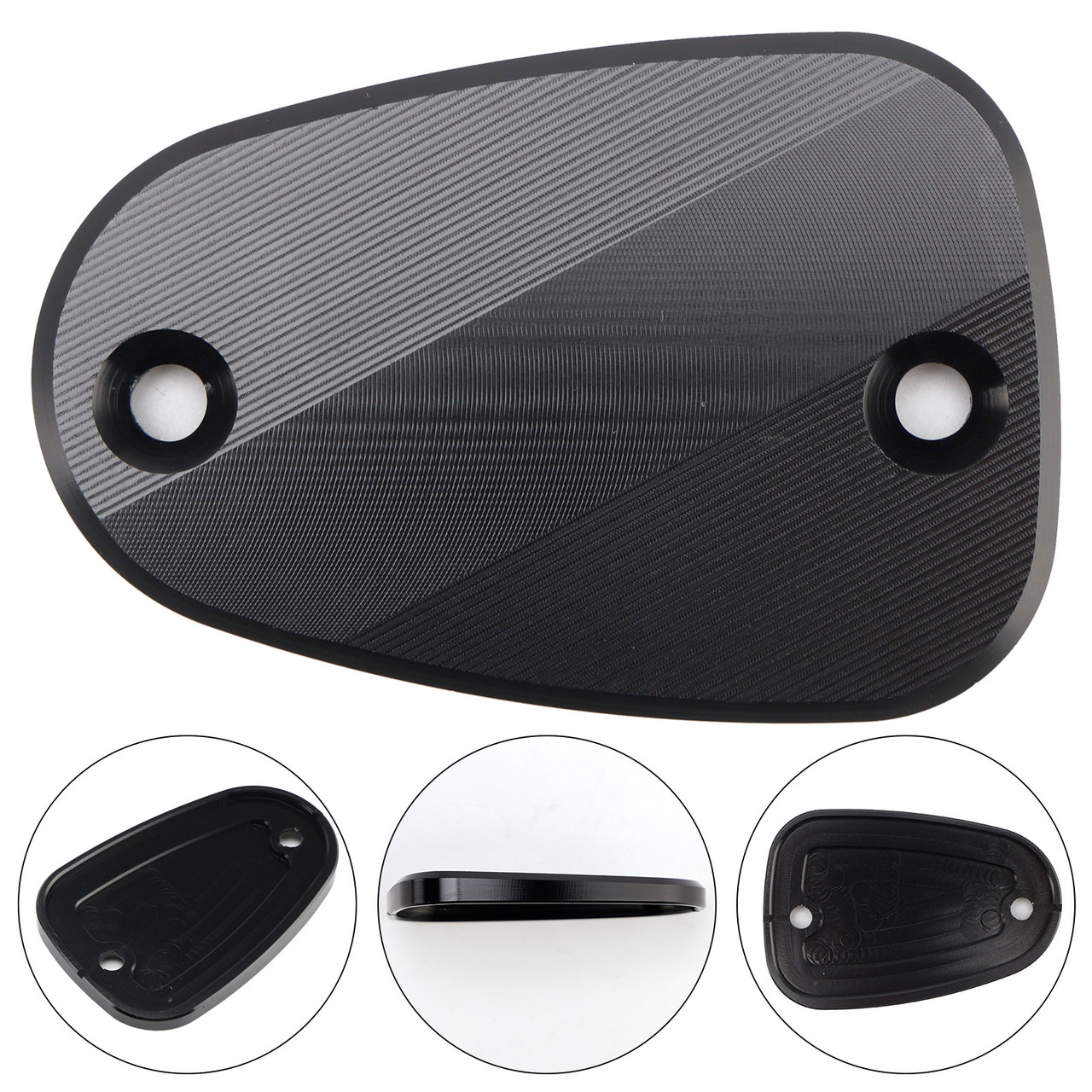 2001-2025 Bonneville T100 T120 Brake Fluid Reservoir Master Cylinder Cap Black Generic