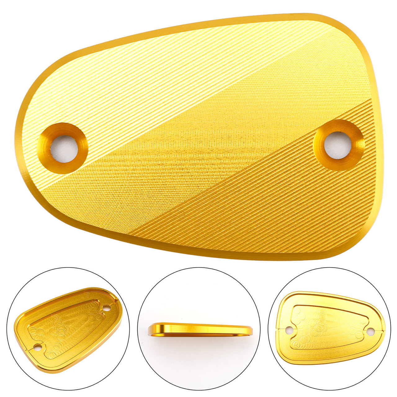 2001-2025 Bonneville T100 T120 Brake Fluid Reservoir Master Cylinder Cap Gold Generic