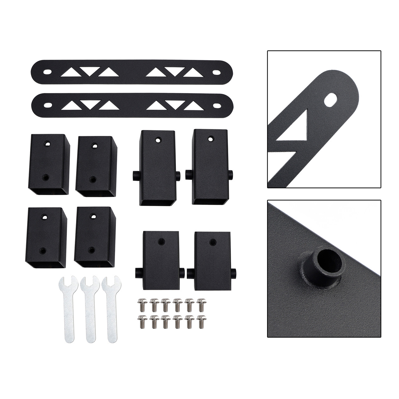 2020-2023 Polaris Rzr Pro Xp Turbo Driver & Passenger Seat Raiser Adaptor Kit Generic