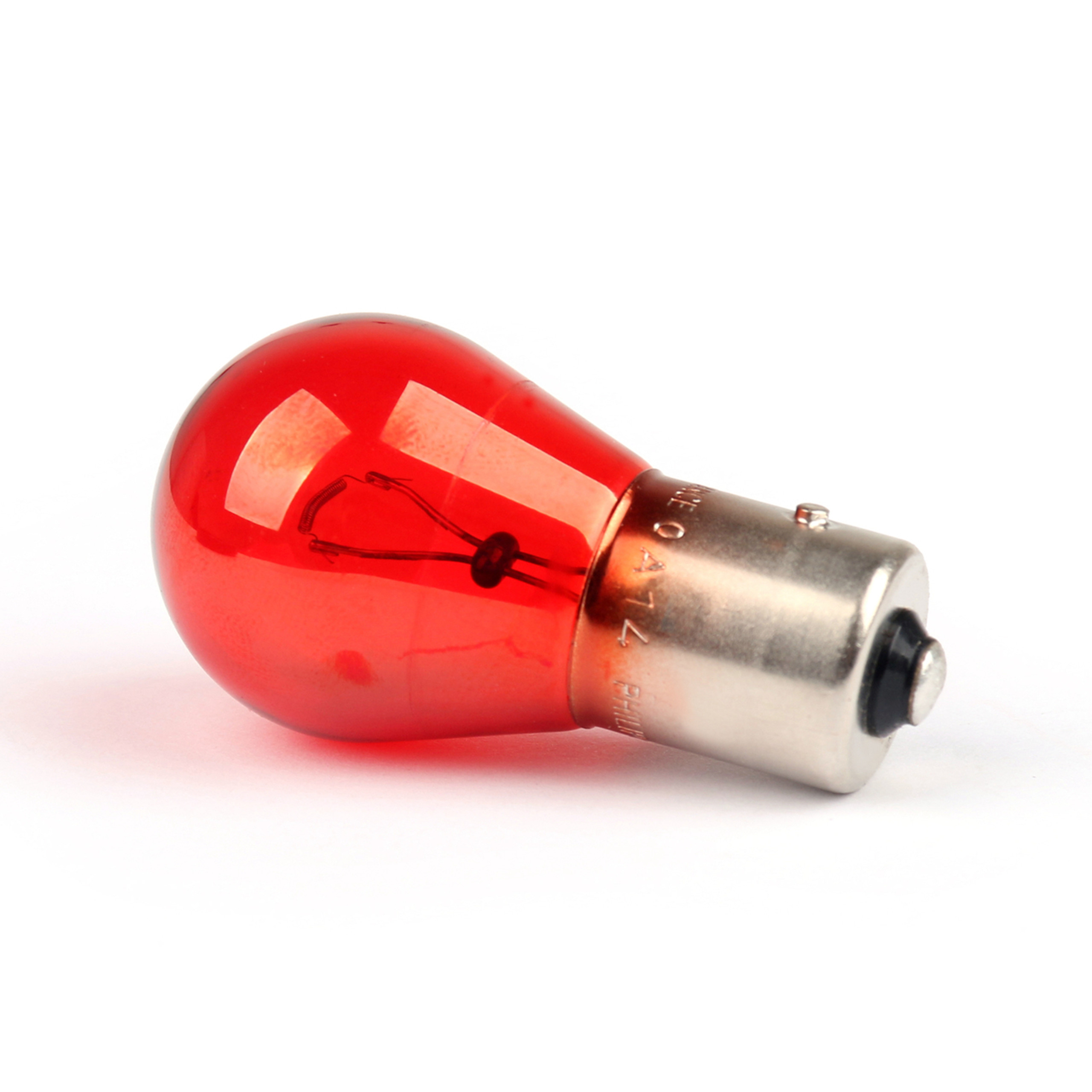 Red Color Stop Brake Fog Signal Light Genuine Philips PR21W 21W Tail
