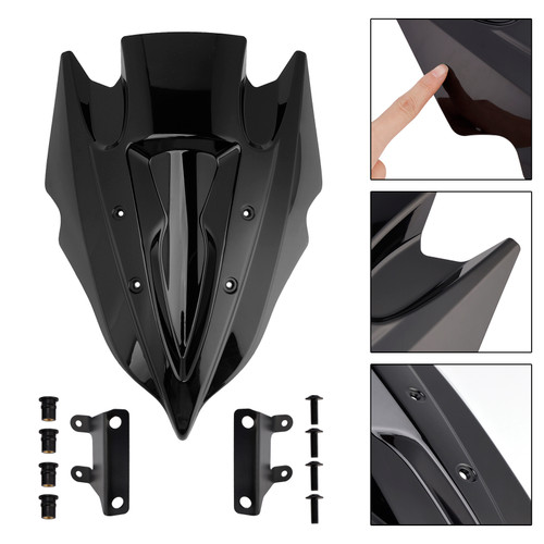 2024-2025 KAWASAKI Z500 Windshield Windscreen Black Generic