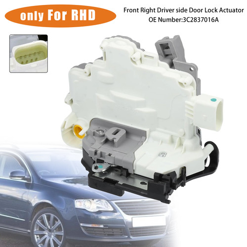 2005-2018 VW Passat B6/7 Estate Tiguan Front Right Door Lock Actuator 3C2837016A Generic