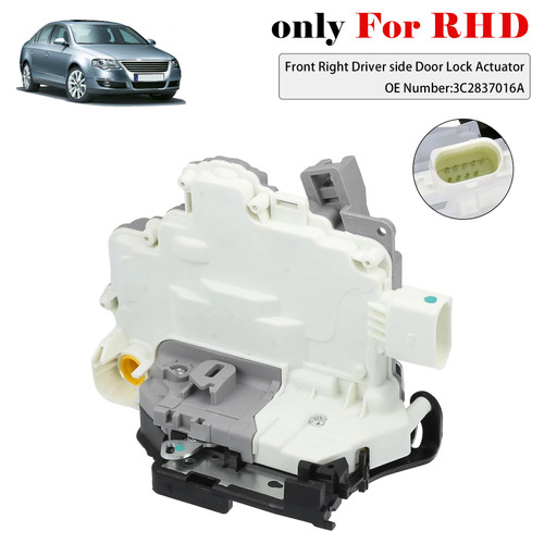 2006-2016 Audi Q7 Front Right Door Lock Actuator 3C2837016A Generic