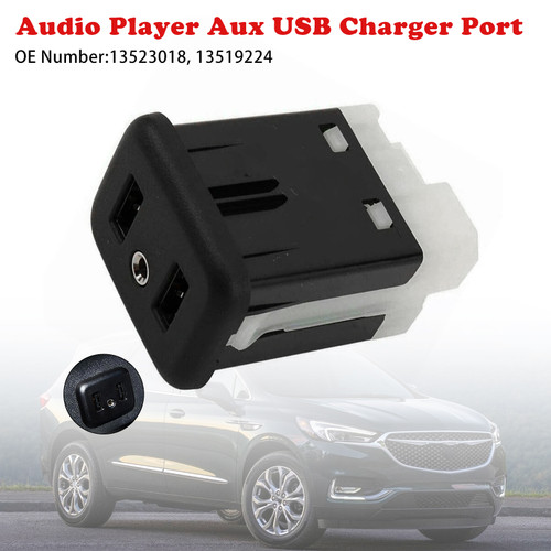 Chevy Enclave Equinox Audio Player Aux USB Charger Port 13523018 13519224 Generic