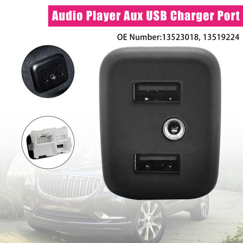 Chevy Enclave Equinox Audio Player Aux USB Charger Port 13523018 13519224 Generic