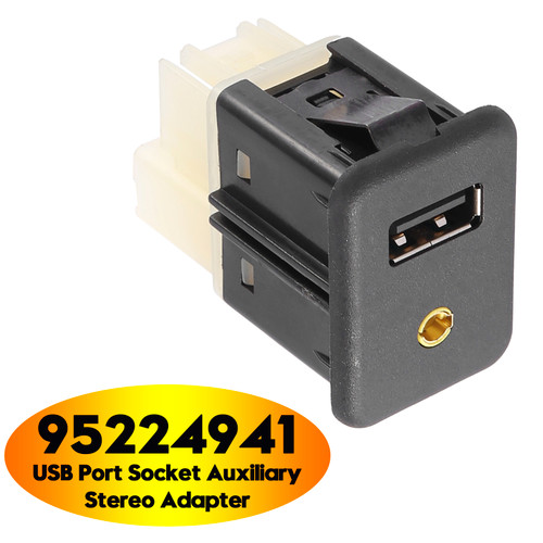 2013-2016 Chevrolet Sonic Trax Spark USB Port Socket Auxiliary Stereo Adapter 95224941 Generic
