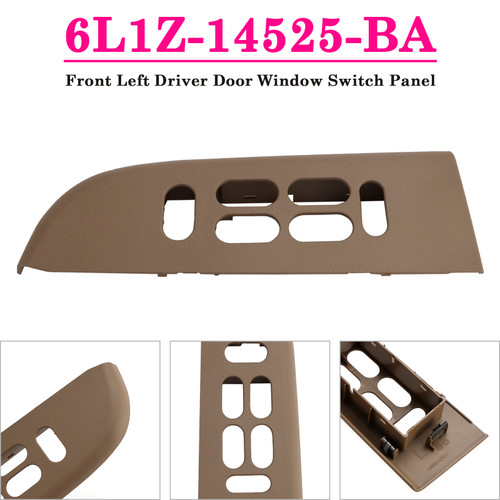 2003-2006 Ford Expedition Front Left Driver Door Window Switch Panel 6L1Z-14525-BA Generic