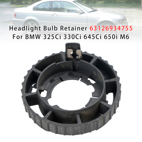 BMW 325Ci 330Ci 645Ci 650i M6 Headlight Bulb Retainer 63126934755 Generic