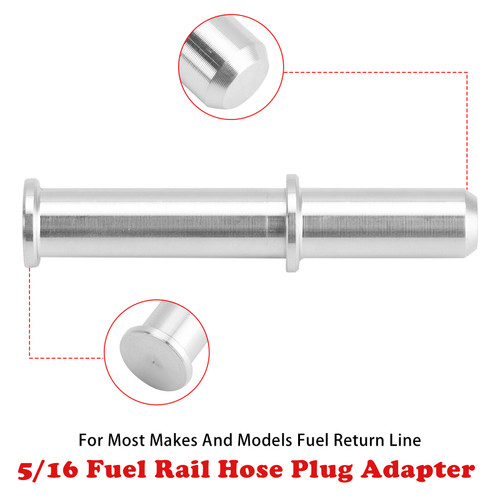 LS LS1 LS3 GM Quick Connect Male 5/16 Fuel Rail Hose Plug Adapter Fitting AN807-01A Generic