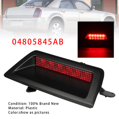 2005-2007 Chrysler 300 300C LED Rear Third Brake Light High Mounted Stop Lamp 04805845AB Generic